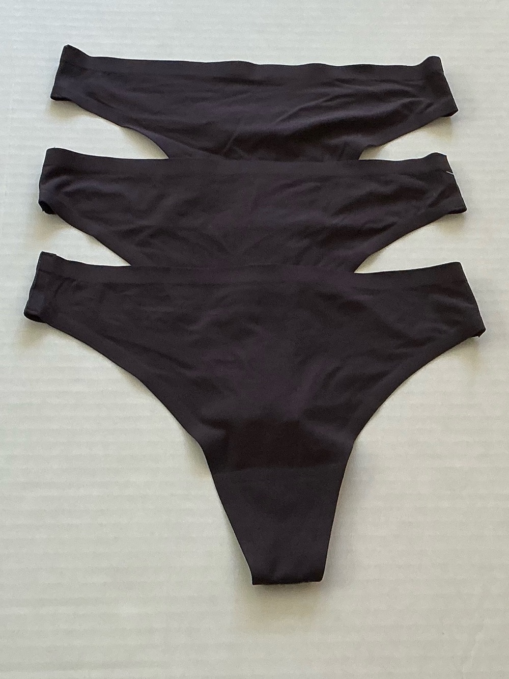 (3) Chantelle Soft Stretch Thongs